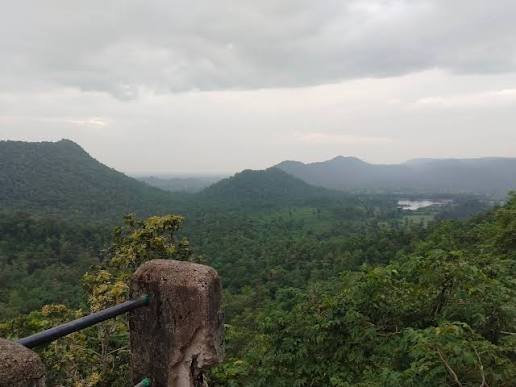 Forested hills of rural Chhattisgarh on the way to Bhoramdeo